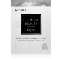 Korika „FermentBeauty“ drėkinamoji kreminė veido kaukė „Jogurtas“ 23 g