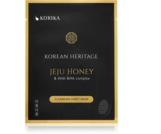 Korika Valomoji lakštinė kaukė su Jeju medumi ir AHA, BHA kompleksu, korėjietiškas paveldas (valomoji lakštinė kaukė) 25 g