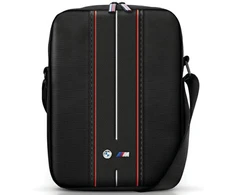 Krepšys BMW BMTB10COMPVSKR planšetiniam kompiuteriui 10" juodos spalvos Nylon Raudona Stripe