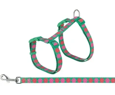 Trixie Szelki dla kota ze smyczą, dla kota, flower power, 35–59 cm/13 mm, 1,20 m, skirtingos spalvos
