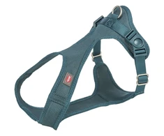 TRIXIE Comfort Soft touring petnešos, S 33-50cm/20mm, petrolio