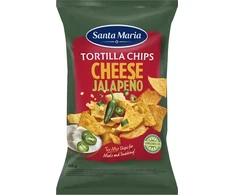 Kukurūzas čipsi ar siera un halapenjo garšu 185g, Santa Maria