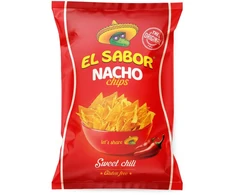 Kukurūzas čipsi EL SABOR ar čili garšu, 100g