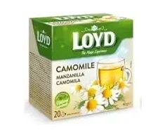 Žolelių arbata LOYD, ramunėlių skonio, 20 x 1,5 g