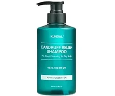 Kundal Apple Greentea Dandruff Relief Šampūnas (Dandruff Relief Šampūnas)