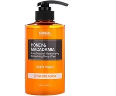 Kundal Dušo želė Honey &amp; Macadamia Baltas Musk (Kūno prausiklis) 500 ml
