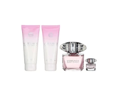 Kvepalų rinkinys moterims Versace Bright Crystal (EDT, 90 ml + EDT, 5 ml + kūno losjonas, 100 ml + dušo želė, 100 ml)
