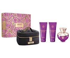 Kvepalų rinkinys moterims Versace Pour Femme Dylan Purple (EDP, 100 ml + dušo želė, 100 ml + kūno losjonas, 100 ml + kosmetinė)