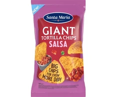 Labai dideli kukurūzų traškučiai su salsa skoniu 160 g, Santa Maria