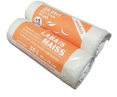 Labais Maiss Atkritumu maisi 35L 20+1gb 10mkr balti (50)
