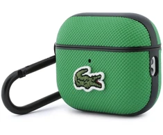 Dėklas Lacoste Petit Pique Croc Logo Patch Case for AirPods Pro 3 Žalias