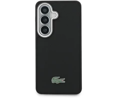 Dėklas Lacoste Petit Pique Metal Logo phone case for Samsung Galaxy S26+ (S947) juodas