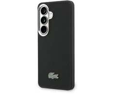 Dėklas Lacoste Petit Pique Metal Logo phone case for Samsung Galaxy S26+ (S947) juodas