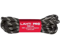 Lahti Pro Batų raišteliai Apvalūs 100 cm Juodai-pilki