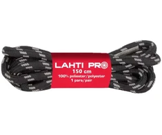 Lahti Pro Batų raišteliai Apvalūs 150 cm Juodai-pilki