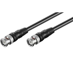 Laikiklis Cable BNC - BNC 1m 50 Ohm juodas Goobay