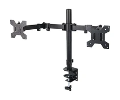 Monitorių Laikiklis - Esperanza ERW018 Dviem Monitoriams 10-27" Iki 8kg
