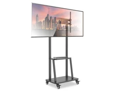 Laikiklis TECHLY stovas ant grindų su lentyna 32-70 colių LCD/LED/plazminiam televizoriui
