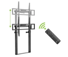 Techly TV laikiklis Grindinis TV stovas 55-100", iki 120 kg, elektrinis, su nuotolinio valdymo pulteliu