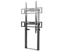 Techly TV laikiklis Grindinis TV stovas 55-100", iki 120 kg, elektrinis, su nuotolinio valdymo pulteliu