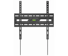 Gembird WM-75F-02 televizoriaus sieninis laikiklis (fiksuojamas), 32”-75”, juodas
