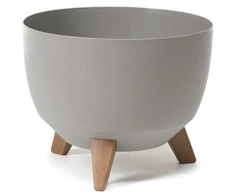 Lamela Gėlių vazonas Roma Eco Wood 33cm, pilkas