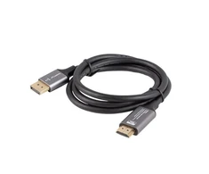 Lanberg kabelis Displayport - HDMI M/M 4K 1m juodai-sidabrinis