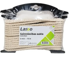 Lasso Virvė Saimniecības Cotton 6mm 10m