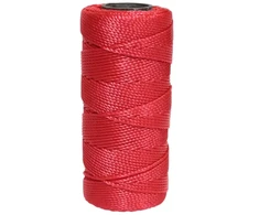 Lasso Virvė pintas polipropileno 1 mm x 100 m Raudona