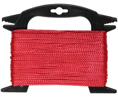 Lasso Virvė polipropileno pintos (Raudona), 2mm, 50m