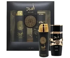 Lattafa Asad EDP rinkinys vyrams (EDP 100 ml + Dezodorantas 200 ml)
