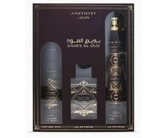 Lattafa Bade'e Al Oud Amethyst EDP Set 100 Desodorante Room Purškiklis