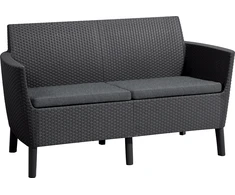 Allibert SALEMO dvigulė sofa - grafito spalvos
