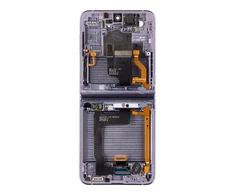 Dėklas LCD ekranas + jutiklinis blokas + priekinis dangtelis Samsung F721 Galaxy Z Flip 4 5G Bora Violetinė (Paslaugų paketas)