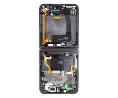 Dėklas LCD ekranas + jutiklinis + priekinis dangtelis Samsung F721 Galaxy Z Flip 4 5G Graphite (pakeitimų paketas)