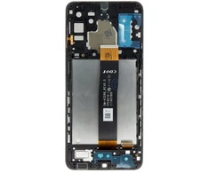 For_Samsung LCD ekranas + jutiklinis blokas + priekinis dangtelis, skirtas Samsung A326 Galaxy A32 5G Juodas (CDOT versija)