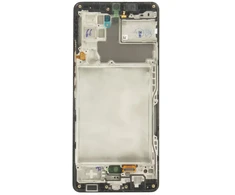 Dėklas LCD ekranas + jutiklinis blokas + priekinis dangtelis Samsung A426B Galaxy A42 5G Juodas (Paslaugų paketas)