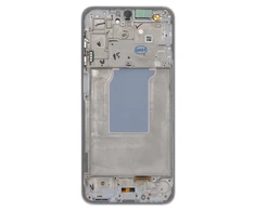 Dėklas LCD ekranas + lietimui jautrus skydelis + priekinis dangtelis Samsung A266B Galaxy A26 5G Baltas (pakeitimo paketas)