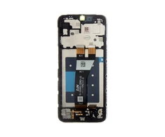 Dėklas LCD ekranas + jutiklinis blokas + priekinis dangtelis Samsung A146 Galaxy A14 5G Juodas (pakeitimų paketas)
