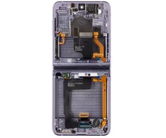 Dėklas LCD ekranas + jutiklinis blokas + priekinis dangtelis Samsung F721 Galaxy Z Flip 4 5G Bora Violetinė (Paslaugų paketas)