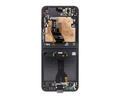 Dėklas LCD ekranas + lietimui jautrus skydelis + priekinis dangtelis Samsung F741 Galaxy Z Flip 6 5G Juodas (su aptarnavimo paketu)