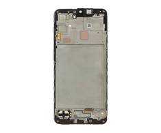 Dėklas LCD ekranas + jutiklinis blokas + priekinis dangtelis Samsung A165 Galaxy A16 4G Juodas (Paslaugų paketas)
