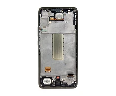Dėklas LCD ekranas + jutiklinis blokas + priekinis dangtelis „Samsung A346B Galaxy A34 5G Awesome Graphite“ (paslaugų paketas)