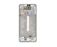 Dėklas LCD ekranas + jutiklinis blokas + priekinis dangtelis Samsung A336B Galaxy A33 5G Awesome Baltas (pakeitimų paketas)