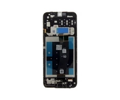 Dėklas LCD ekranas + jutiklinis blokas + priekinis dangtelis Samsung A145 Galaxy A14 4G Juodas (Paslaugų paketas)