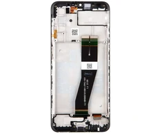 Dėklas LCD ekranas + jutiklinis blokas Samsung A037G Galaxy A03s Juodas (pakeitimų paketas)