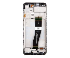 Dėklas LCD ekranas + jutiklinis blokas Samsung A037G Galaxy A03s Juodas (pakeitimų paketas)