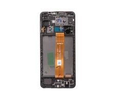 Dėklas LCD ekranas + jutiklinis blokas Samsung A127F Galaxy A12 (pakeitimų paketas)