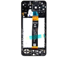 Skystųjų kristalų ekranas + jutiklinis blokas Samsung A136 Galaxy A13 5G Juodas (Paslaugų paketas)