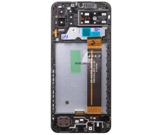 LCD ekranas + jutiklio blokas Samsung A137F Galaxy A13 juodas (remonto rinkinys)